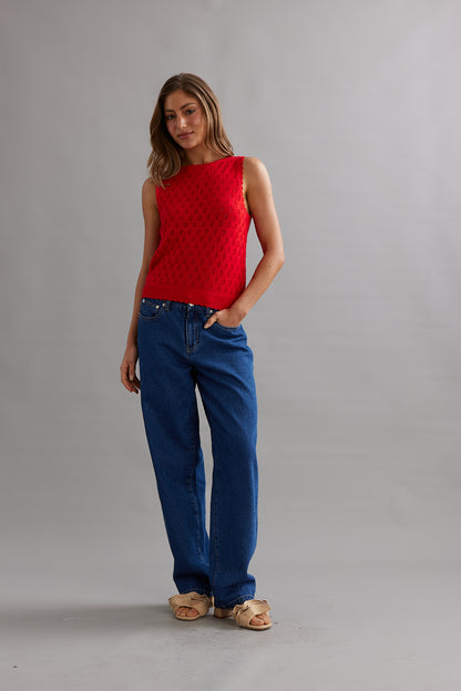 Lace Stitch Tank