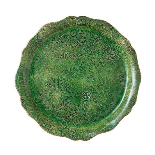 Sthal / Round Serving Plate / Seaweed