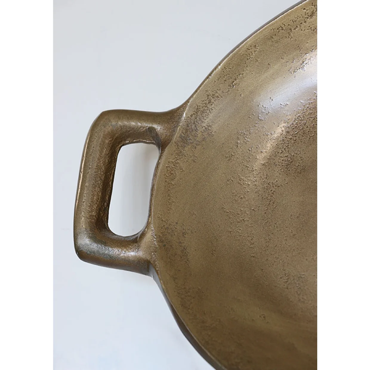Oval Tray / 2 Tone Antique Brass Finish