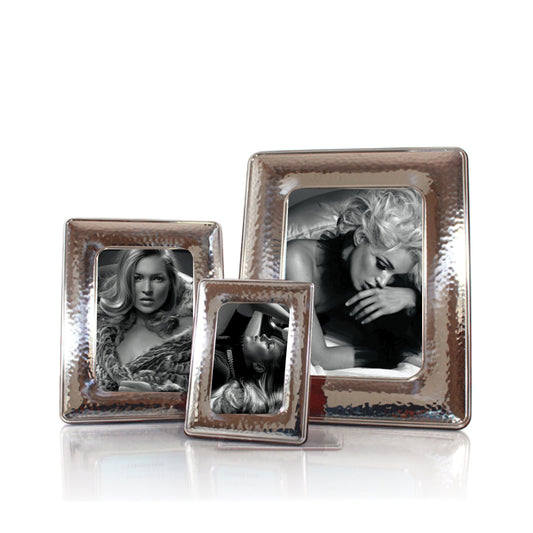 Bilaminato Silver Frame / Hammered