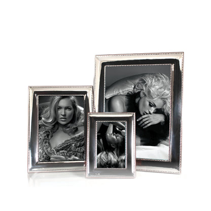 Bilaminato Silver Frame / Beaded