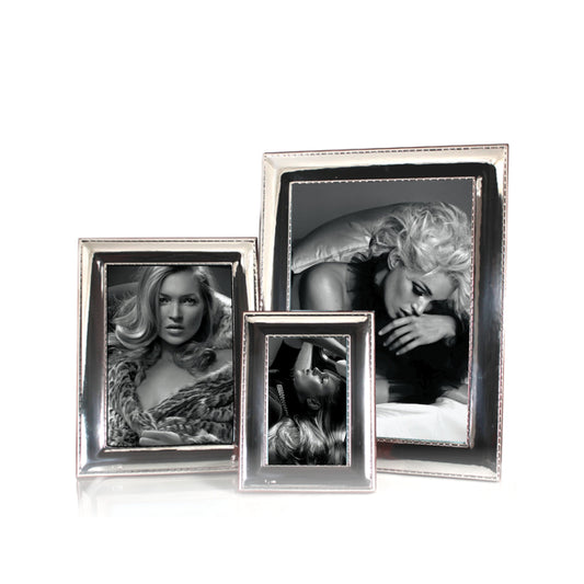 Bilaminato Silver Frame / Beaded