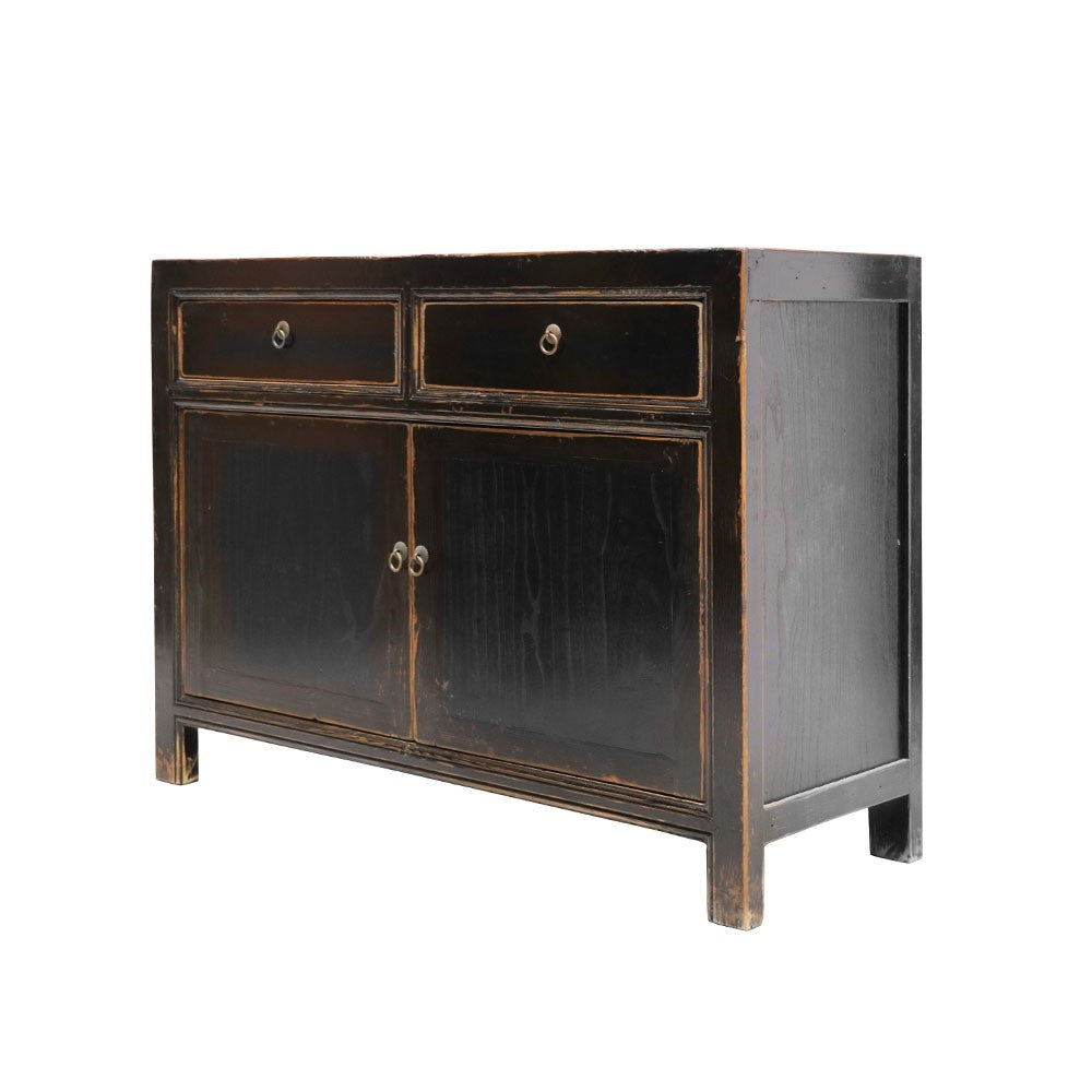 Oriental 2 Door Sideboard / Vintage Black