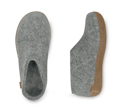 Glerups / Shoe / Grey  / Leather Sole