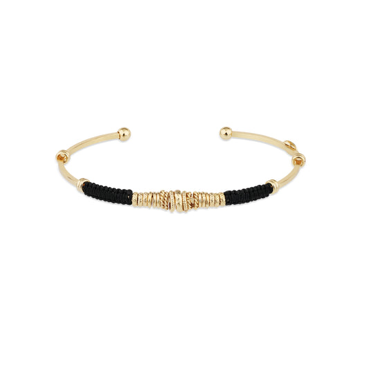 GAS Bijoux / Zizanie Bracelet / Gold + Black
