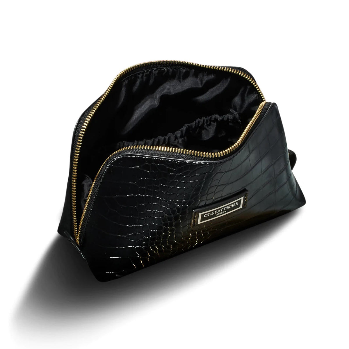 Otis Batterbee / Make Up Bag / Large / Black Croc