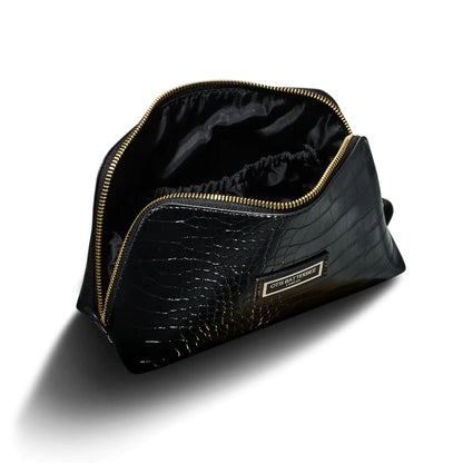 Otis Batterbee / Make Up Bag / Large / Black Croc