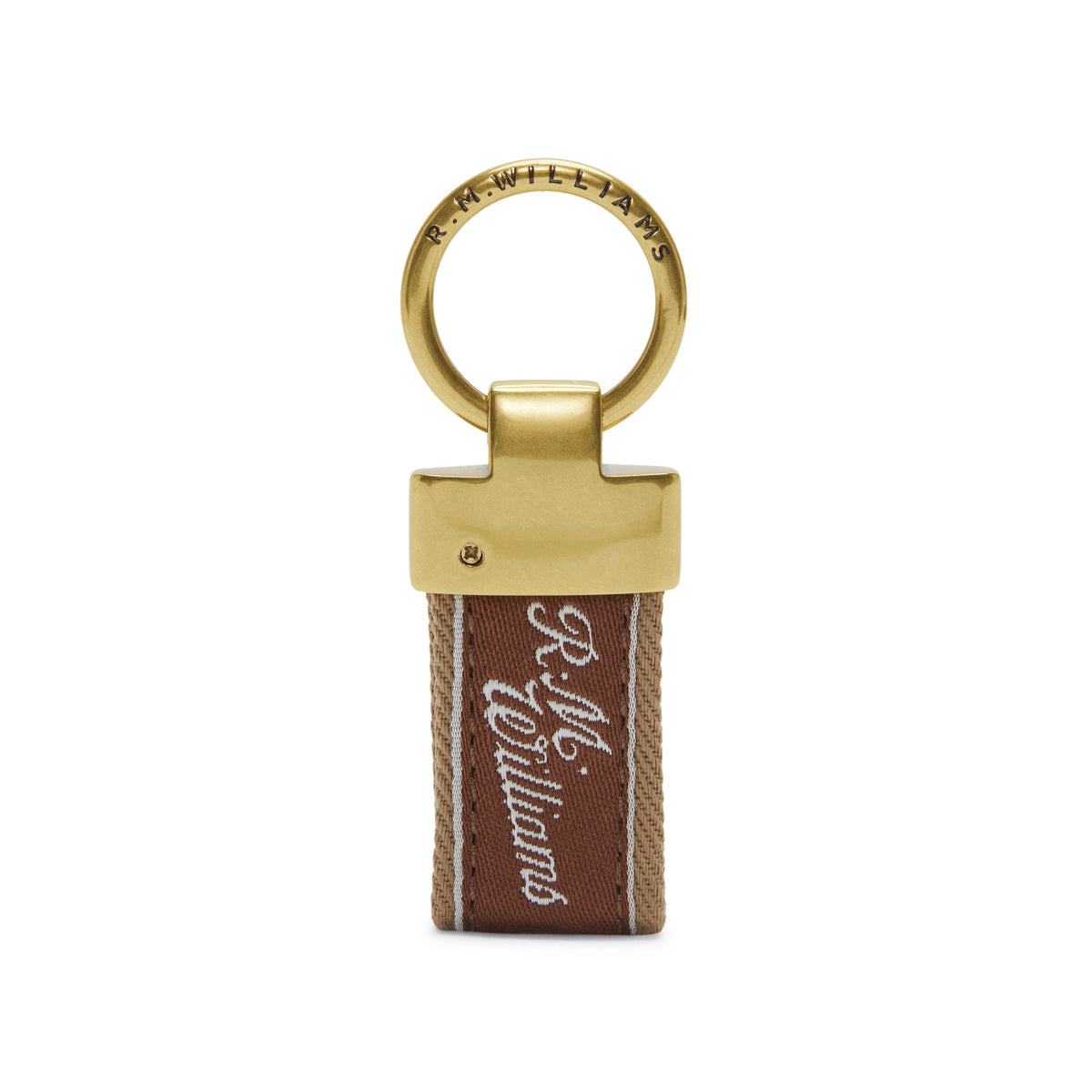 RM Williams / Clarendon Key Fob Keyring / Chestnut