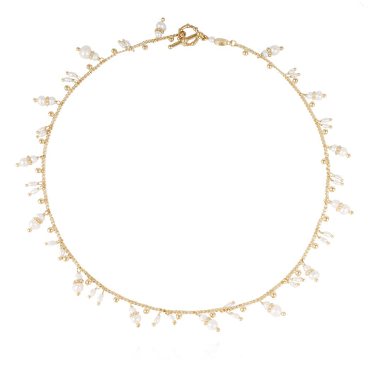 GAS Bijoux / Tangerine Necklace / Mother of Pearl