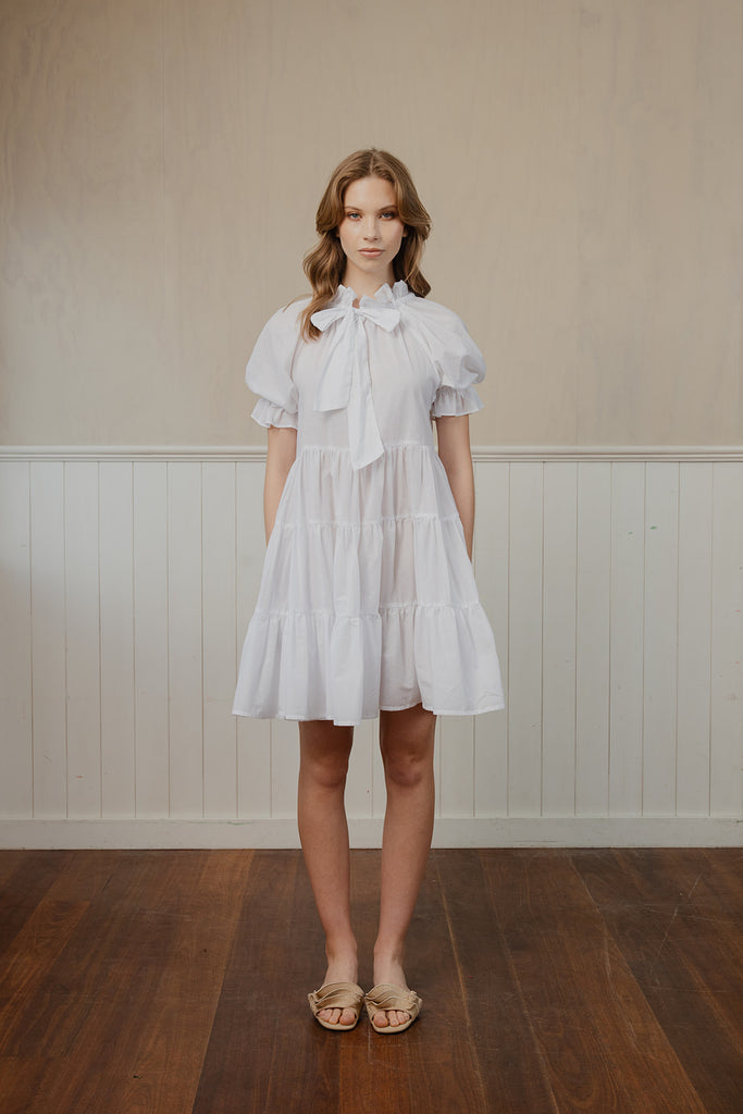 Poppy Dress - White
