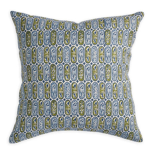 Walter G / Carezza Cushion / Moss Azure