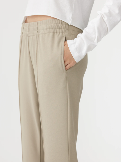 Bassike / Twill Flared Pant / Light Tan