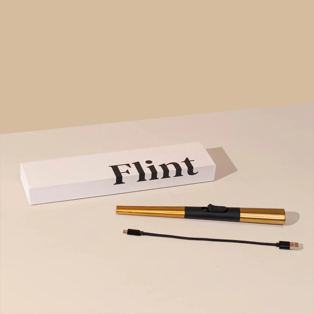 Flint Rechargeable Lighter / Gold