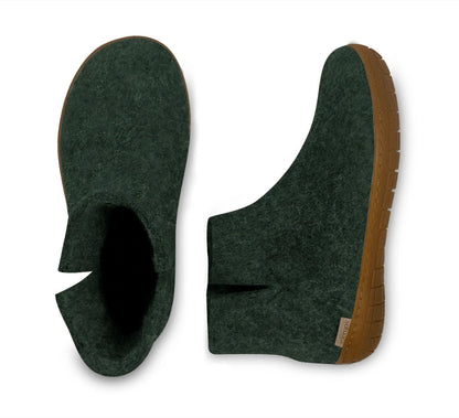 Glerups / Boot / Forest Green / Rubber Sole