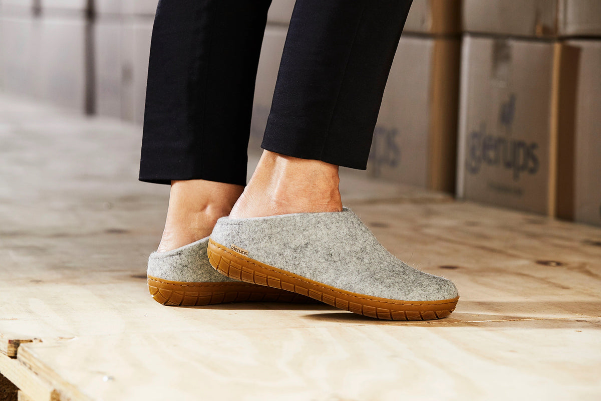 Glerups / Slip-on  / Grey / Rubber Sole