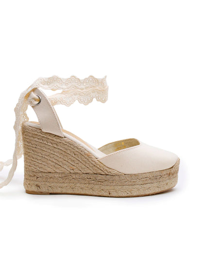 High Wedge Espadrille - Crudo