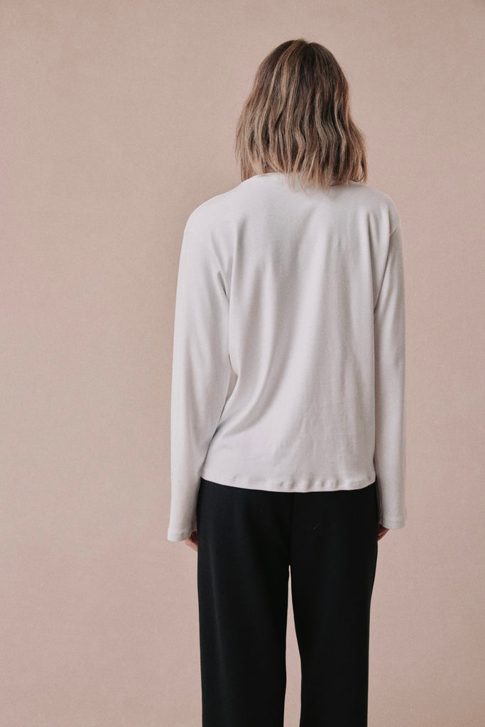Boxy Long Sleeve - White