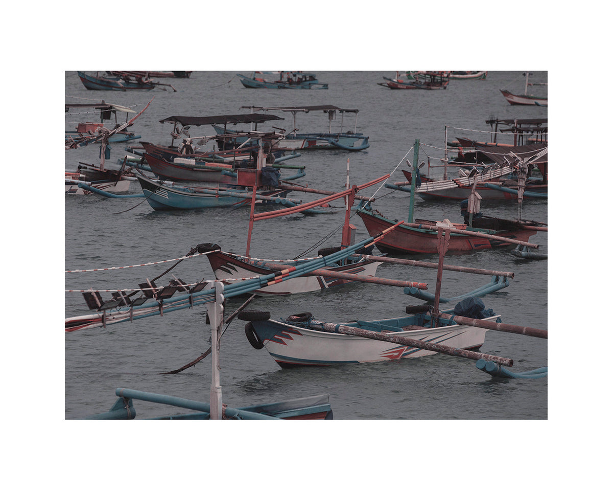 Good & Co / Jukung Boats / Oversized Wool + Silk Scarf