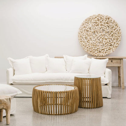 Manhattan Slipcover Sofa / 3 Seater