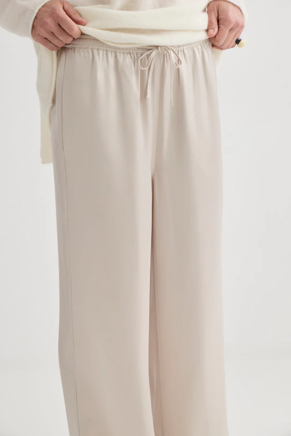 Laing Home / Satin Relaxed Pant / Champagne