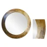 Manhattan Mirror / Brass Finish