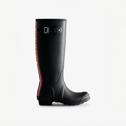 Hunter / Womens Original Tall Hunter Tri Logo Boot / Black