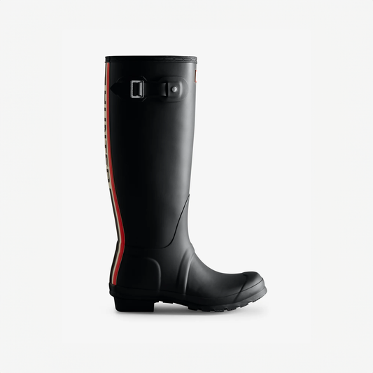 Hunter / Womens Original Tall Hunter Tri Logo Boot / Black