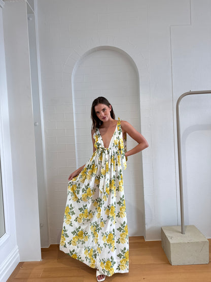 Maxi Tie Back Dress