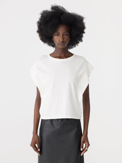 Bassike / Slouch Athletic Tank / White
