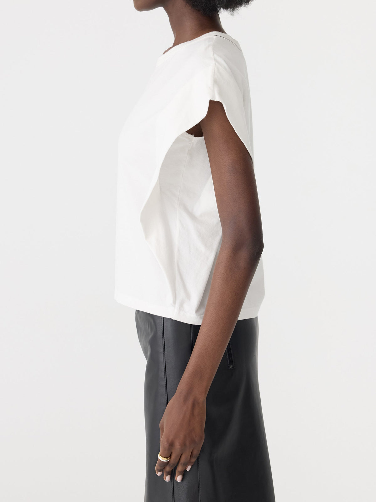 Bassike / Slouch Athletic Tank / White