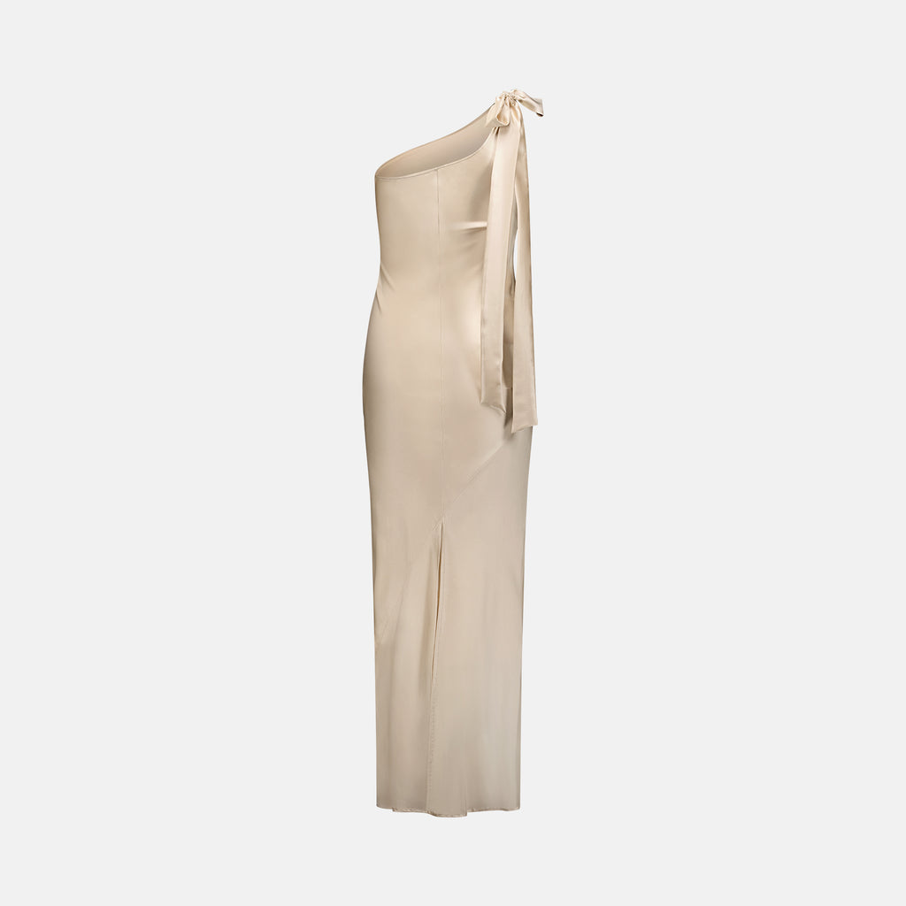 One Shoulder Wilmer - Prosecco Pink