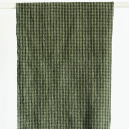 Bianca Lorenne / Linen Tea Towel / Sage Check