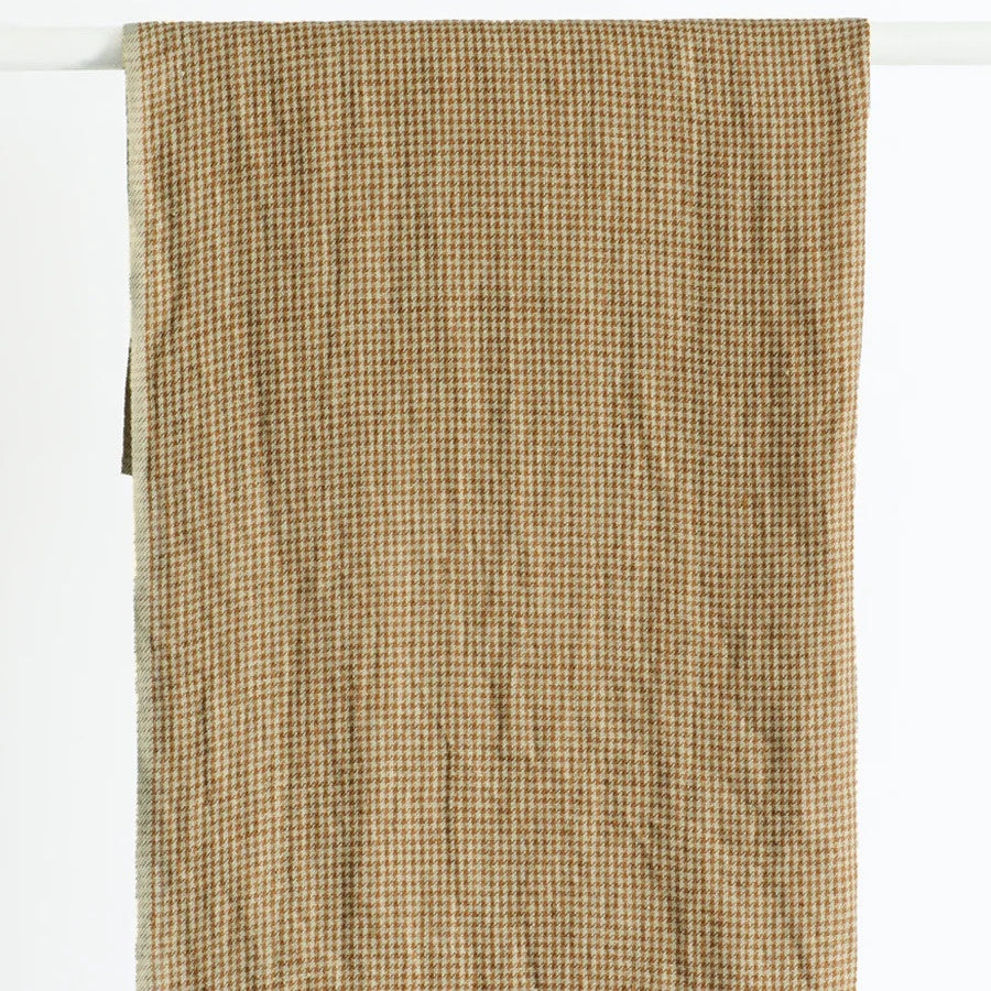 Bianca Lorenne / Linen Tea Towel / Sepia Houndstooth