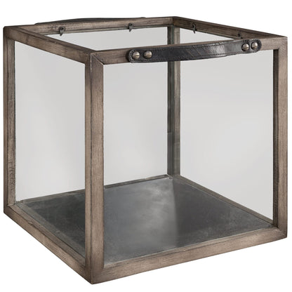 Lantern with Leather Strap / Large Square
