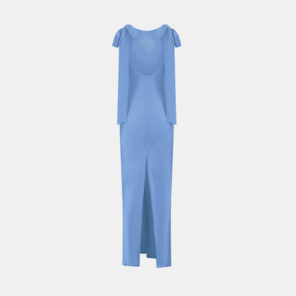 Wilmer Dress - Matte Blue