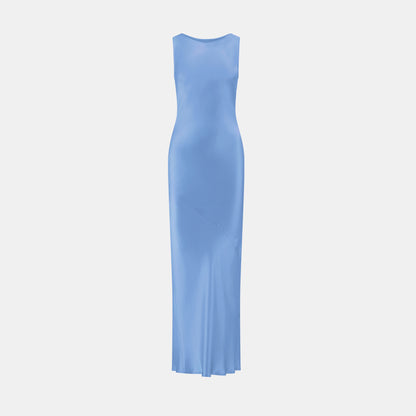 Wilmer Dress - Matte Blue