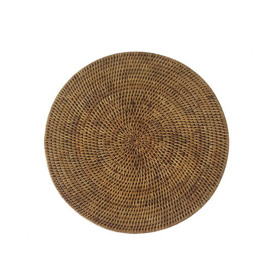 Rattan Round Placemat / Medium