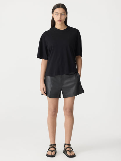 Bassike / Floating Neck Boxy T-Shirt / Black