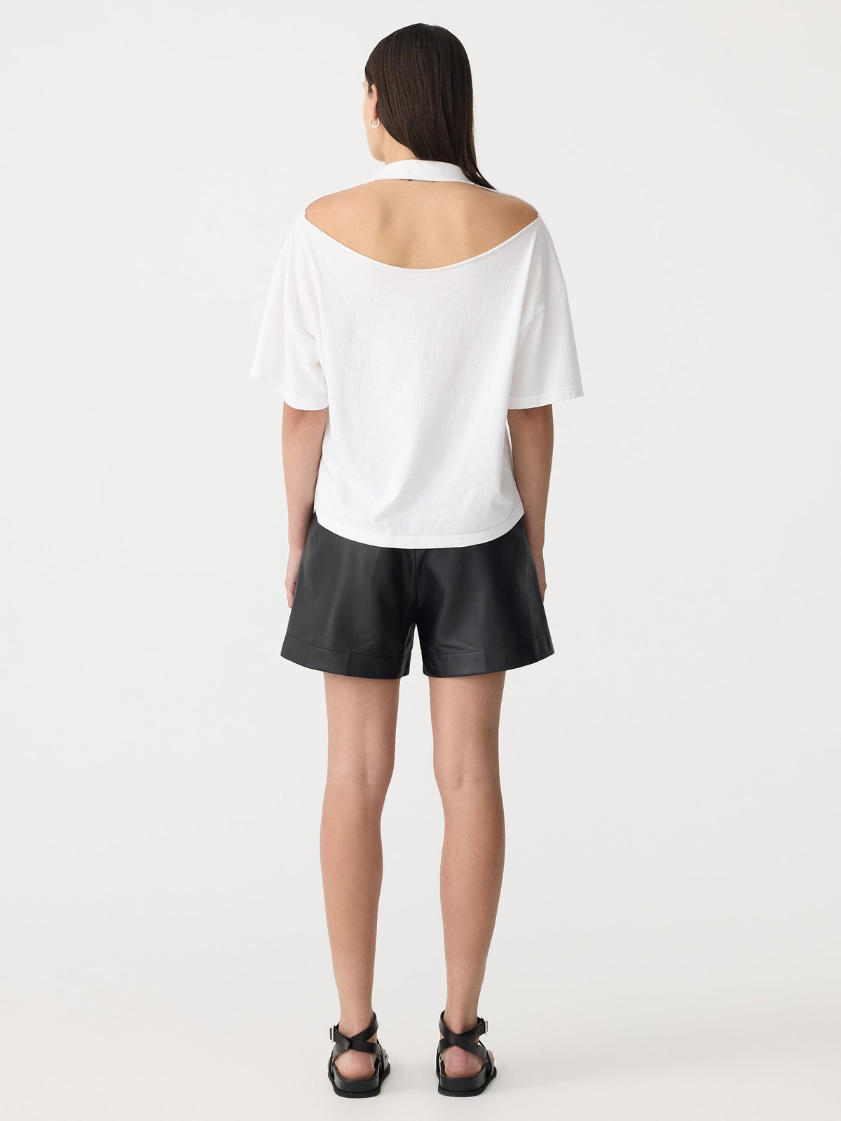Bassike / Floating Neck Boxy T-Shirt / White