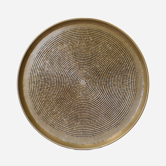 Calypso Tray / Antque Brass Finish