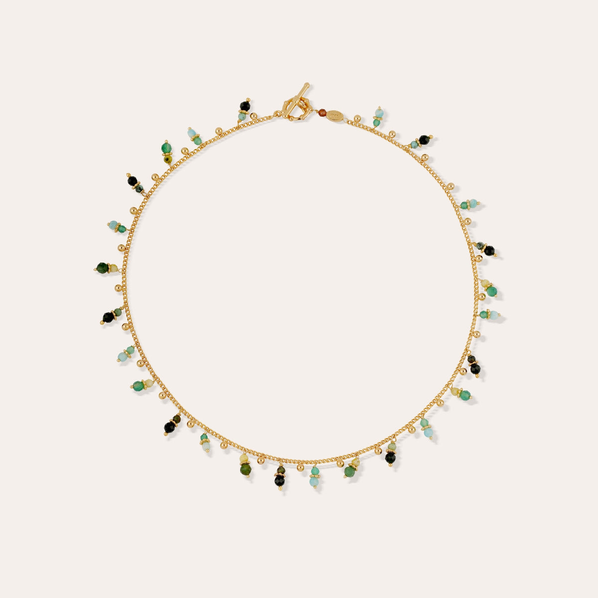 GAS Bijoux / Tangerine Necklace / Green + Brown