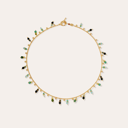 GAS Bijoux / Tangerine Necklace / Green + Brown